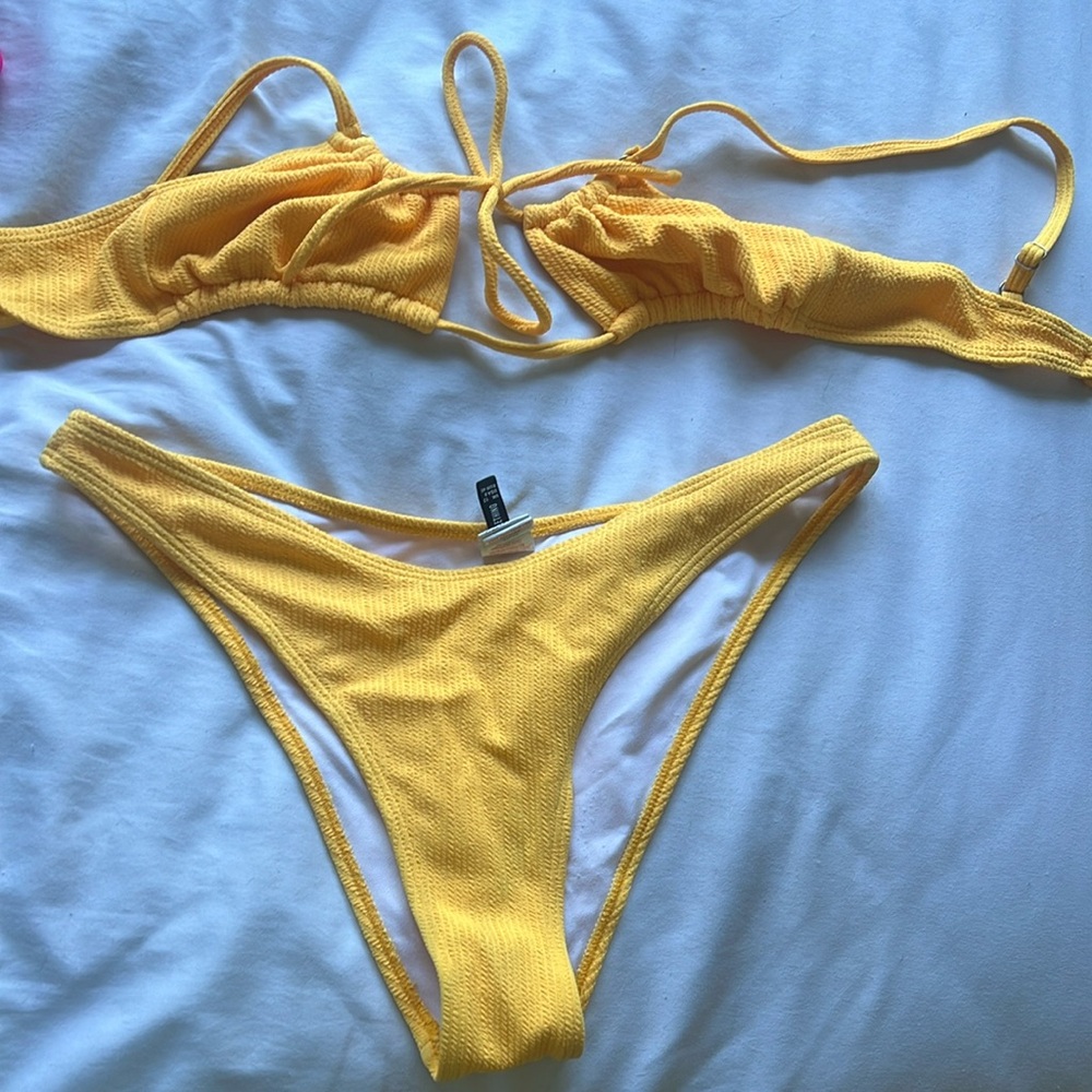 Yellow bikini